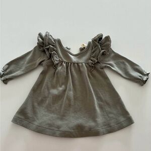 Jamie Kay Olive Ruffle Sleeve Dress